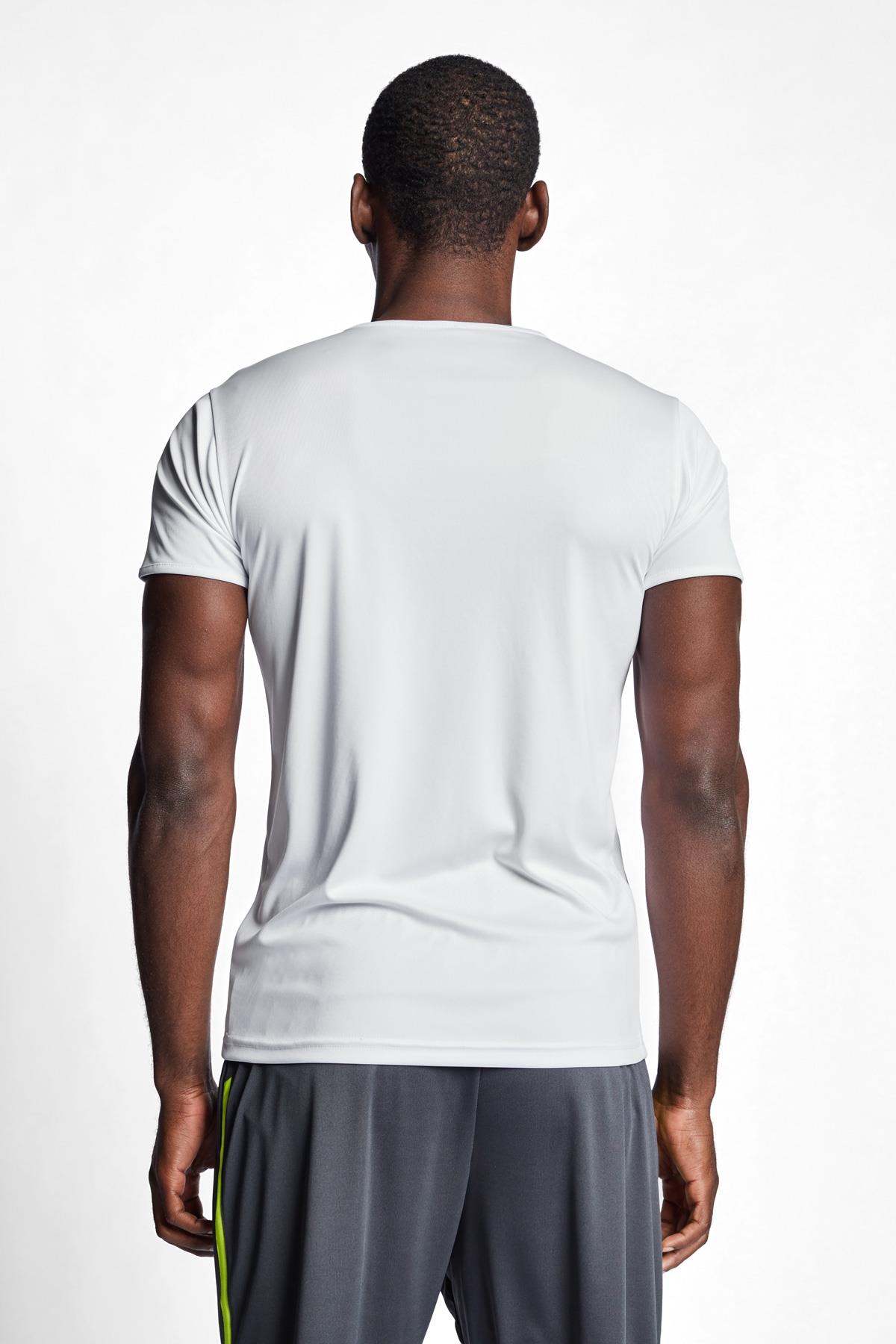 Lescon 23S-1220-23B Beyaz Erkek Kısa Kollu T-Shirt