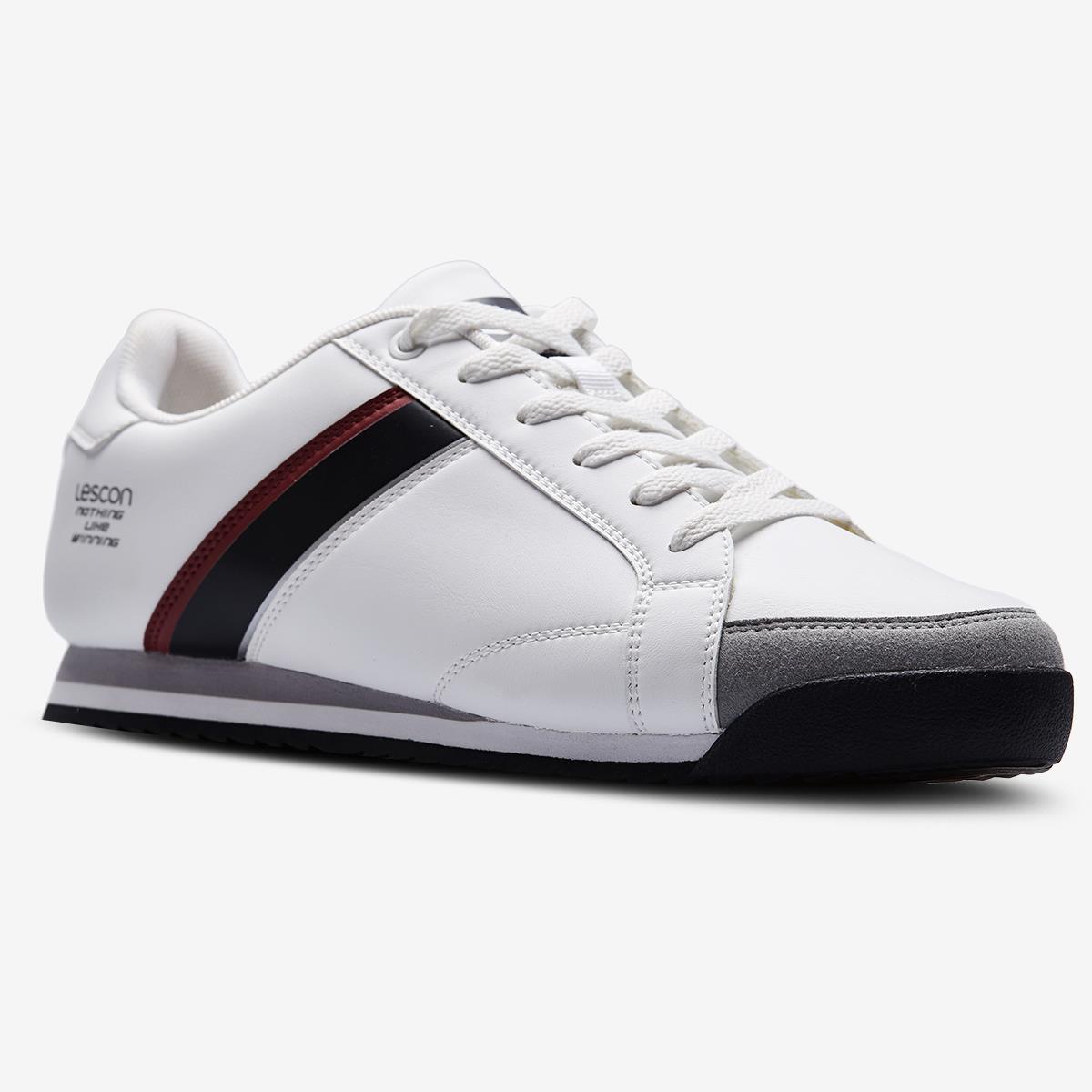 Lescon Bozon Beyaz Erkek Sneaker Spor Ayakkabı