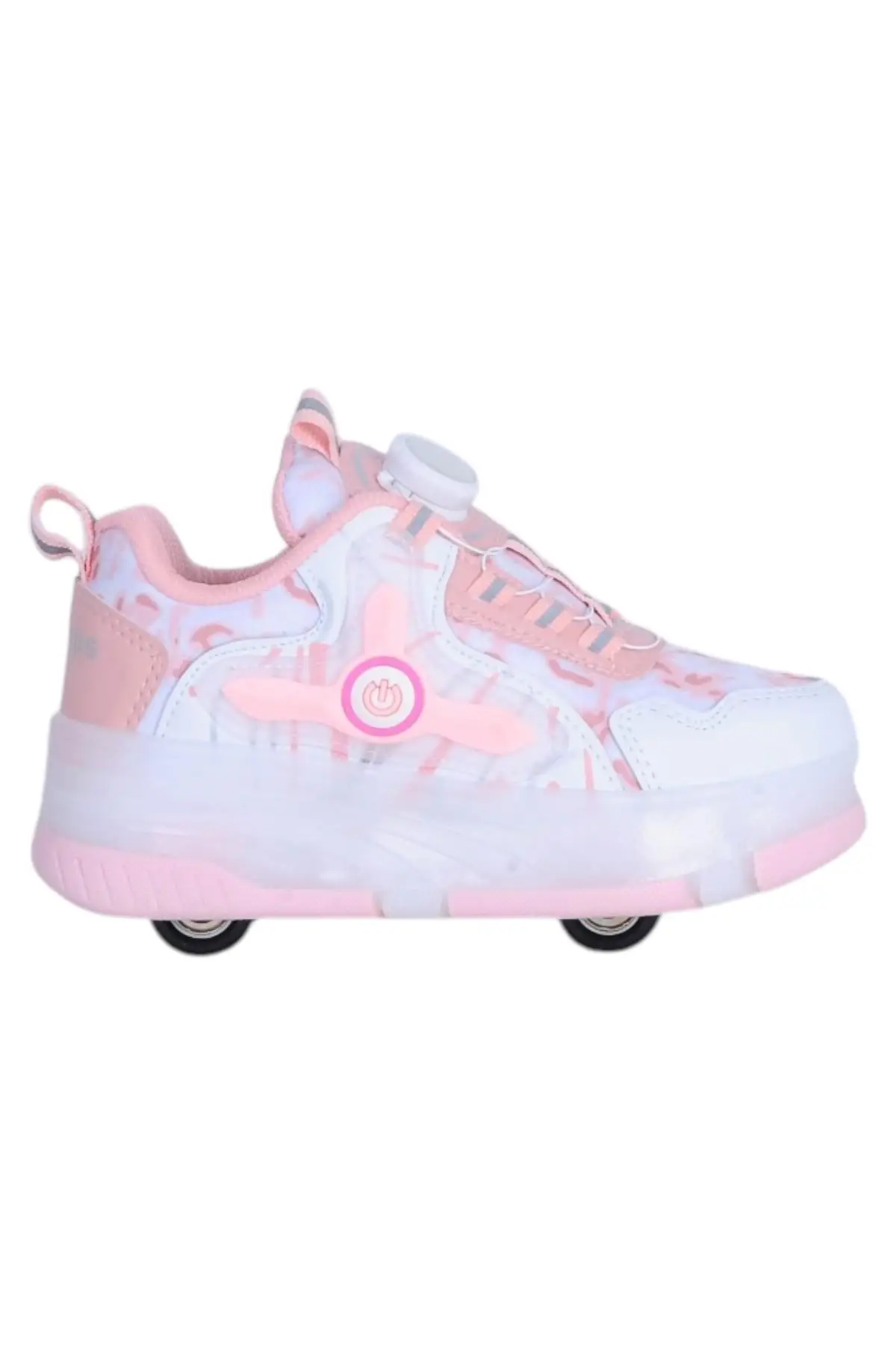 Ndrops 034 Pudra Patenli Kız Çocuk Spor Ayakkabı