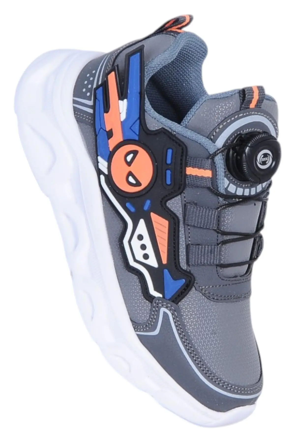 Yido 110 Füme Akıllı Bağcıklı Erkek Çocuk Spor Ayakkabı - FÜME